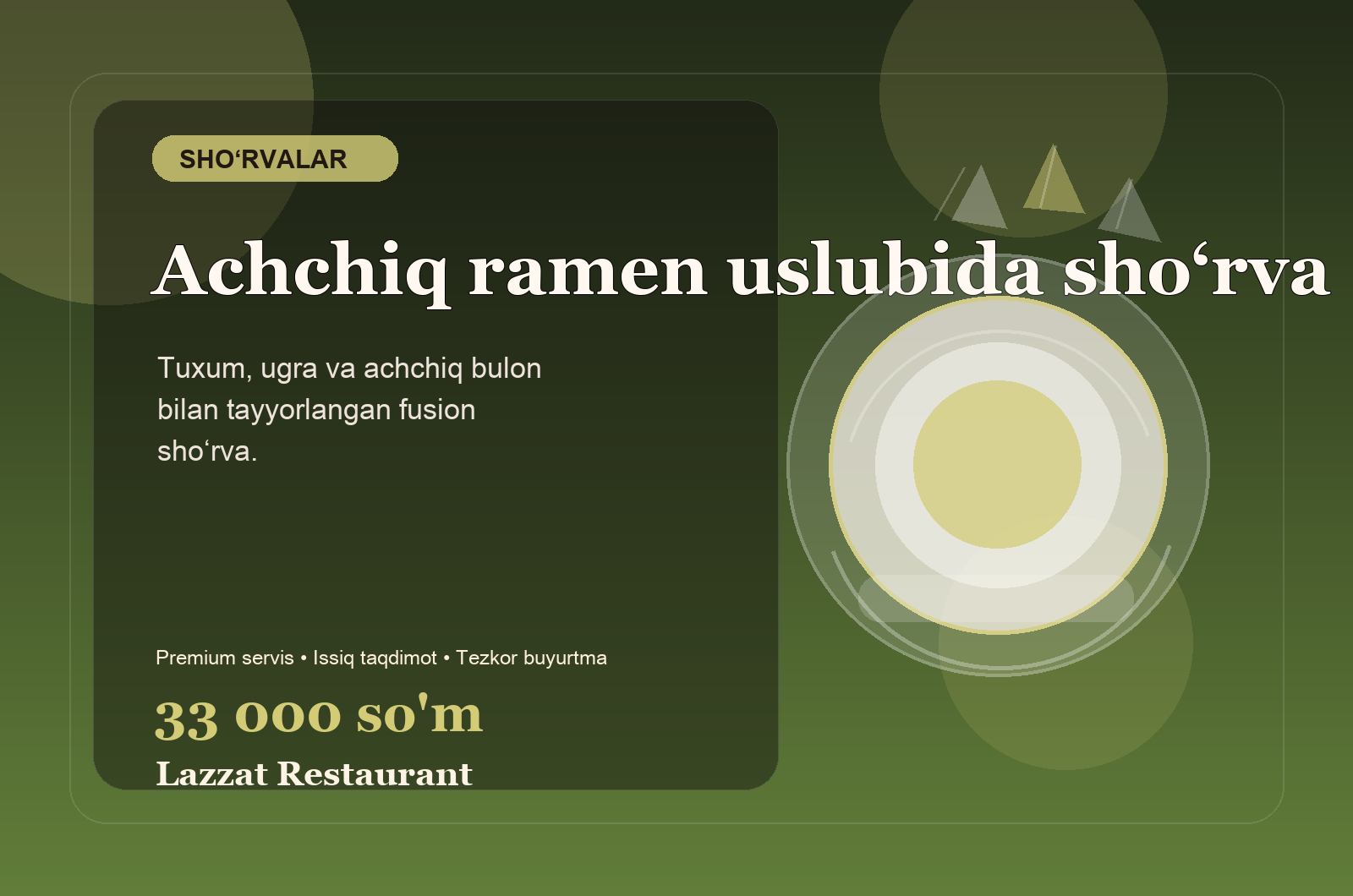 Achchiq ramen uslubida sho‘rva